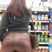 public farting pleather pants veronica steam