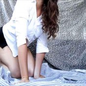 julie dumps a load in her sexy high heels julie scat