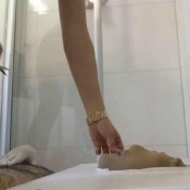 lady milena schei schluckloch in der damentoilette