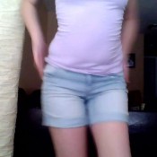 throwback! poop in jean shorts. sexyscatforyou