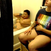 dirtygirl thought i was alone hd nina and tina, dirty lesbians