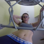 hotscatwife get under my toilet chair