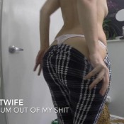 hotscatwife eat the cum out of my shit