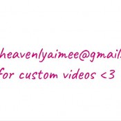 heavenly aimee pissing over feet and rubbing piss over body_