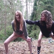 best friends peeing outside hd destinationkat