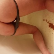 kitty does a coffee enema! hd kitty_55
