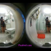 vr force my brother to eat my shit. hd pauline maxx