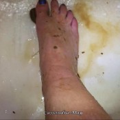 scat, fingering, prolapse, and smearing on feet hd cassandramay