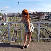 dropping turds at the train station hd janet diabolic sigal