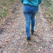 wetting blue jeans outdoor in the woods hd misswetlilly