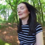 pink jeans in the woods hd faye taylor