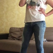 ally pee in jeans making the bed sweetytina