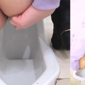 ff-419 girls poking their anal holes to help the excretion