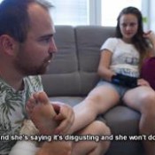 czech soles - paying college girl to smell her bare feet and sneakers