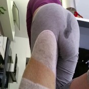 sport `moschino` tights poop the fart babes