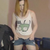 piss accident in booty shorts hd eva kay