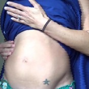 rub, watch and get hard over the pregnant belly hd kelly hart