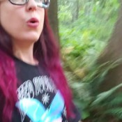 Embarrassed Hiker Poops Outdoors Nerdy Faery