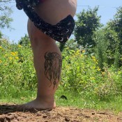 Sagytitycomity Oiling Up My Ass For My Outdoor Toilet Pile Sagy Tit