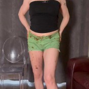 Dirtydaisy Sexy Very Big Pile Jeans Shorts Vaping Alexxa37