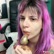 Babypickles Licking My Dirty Anal Buttplug YourLittleWhore