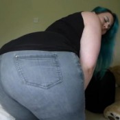 Fishnet Housepet Grey Jeans Farting_ Fishnethousepet
