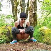 Lanalocks Peeing In The Woods Lana Locks