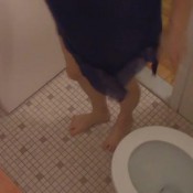 Natalie Wonder Taking A Dump