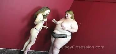 bbw - size comparison with nicole kelsey obsession