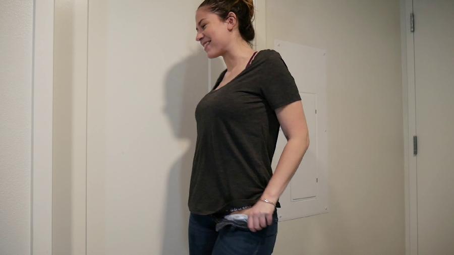 Gloryhole schoolgirl talking dirty pounded